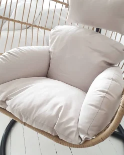 Flash Sale Beliani Riipputuoli Jalustalla Polyrottinki Luonnonvari Casoli