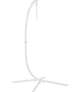 New Beliani Riipputuoli Jalustalla Polyrottinki Valkoinen Acri