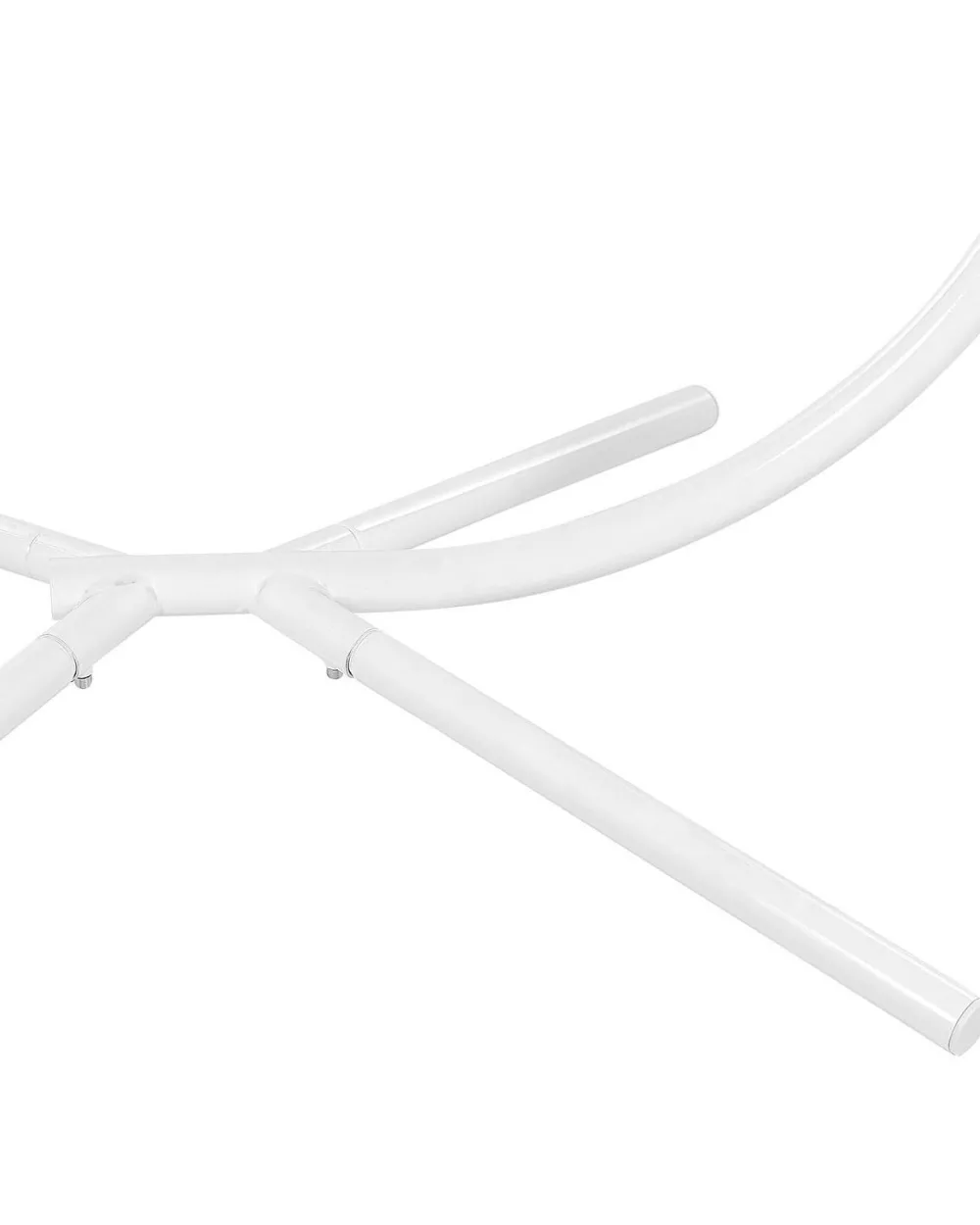 New Beliani Riipputuoli Jalustalla Polyrottinki Valkoinen Acri