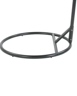 Shop Beliani Riipputuoli Jalustalla Polyrottinki Musta Allera