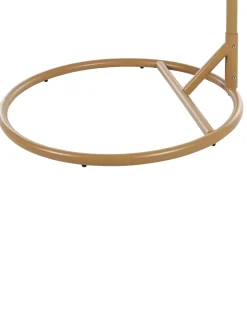 Discount Beliani Riipputuoli Jalustalla Polyrottinki Beige Allera