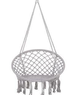 Clearance Beliani Riipputuoli Puuvilla Vaaleanharmaa Gabella