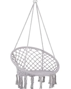 Clearance Beliani Riipputuoli Puuvilla Vaaleanharmaa Gabella