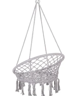 Clearance Beliani Riipputuoli Puuvilla Vaaleanharmaa Gabella