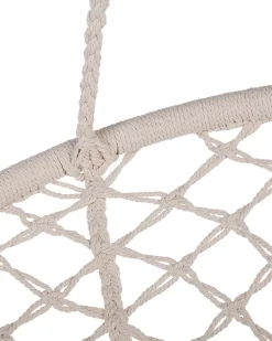 Nojatuolit<Beliani Riipputuoli Puuvilla Valkoinen Gabella