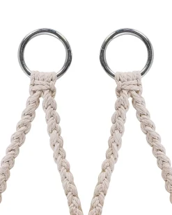 Nojatuolit<Beliani Riipputuoli Puuvilla Valkoinen Gabella