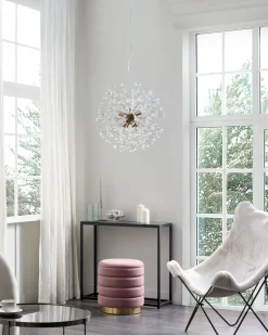 Cheap Beliani Riippuvalaisin 8 Polttimoa Rauta Kulta Torola