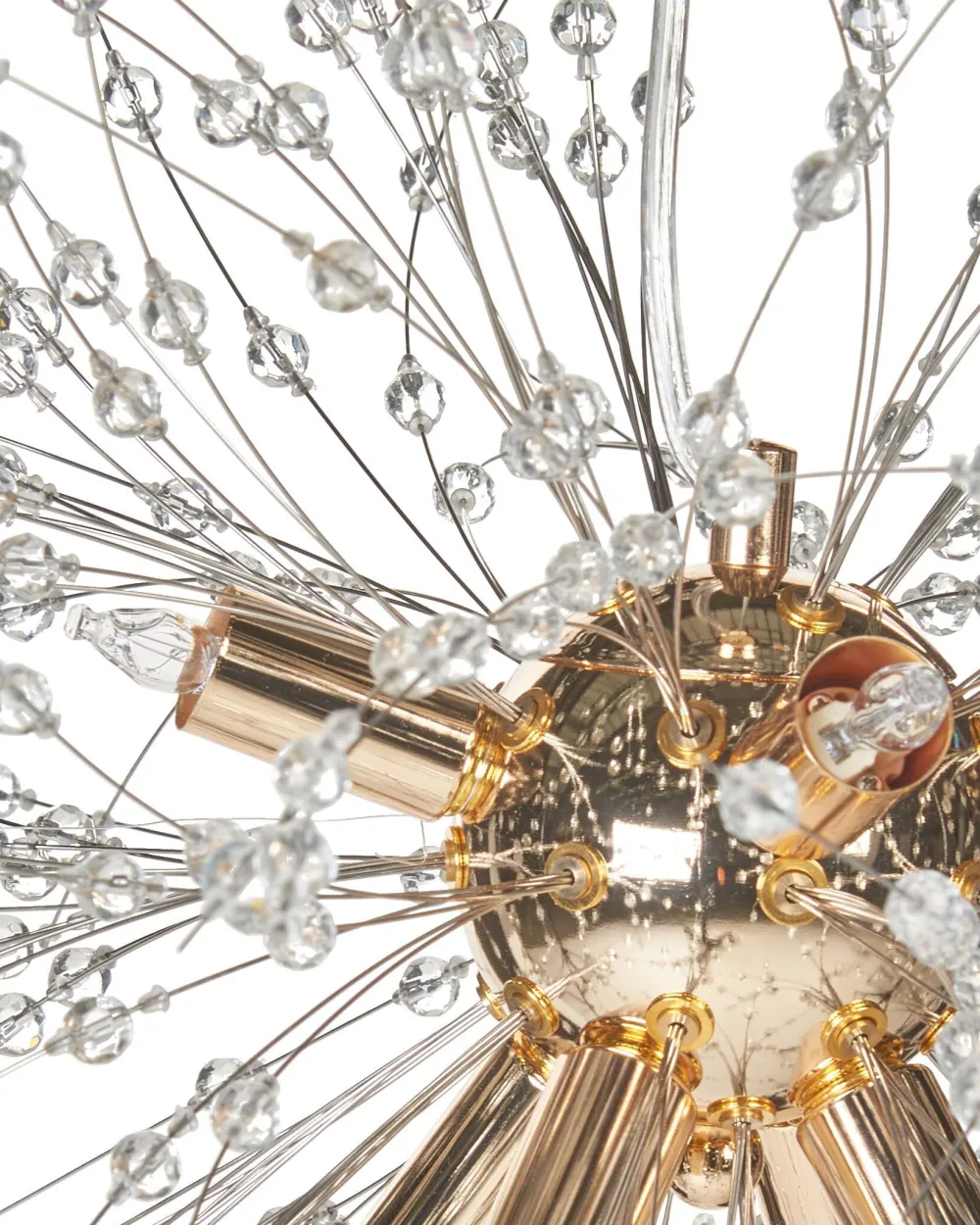 Cheap Beliani Riippuvalaisin 8 Polttimoa Rauta Kulta Torola