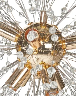 Cheap Beliani Riippuvalaisin 8 Polttimoa Rauta Kulta Torola