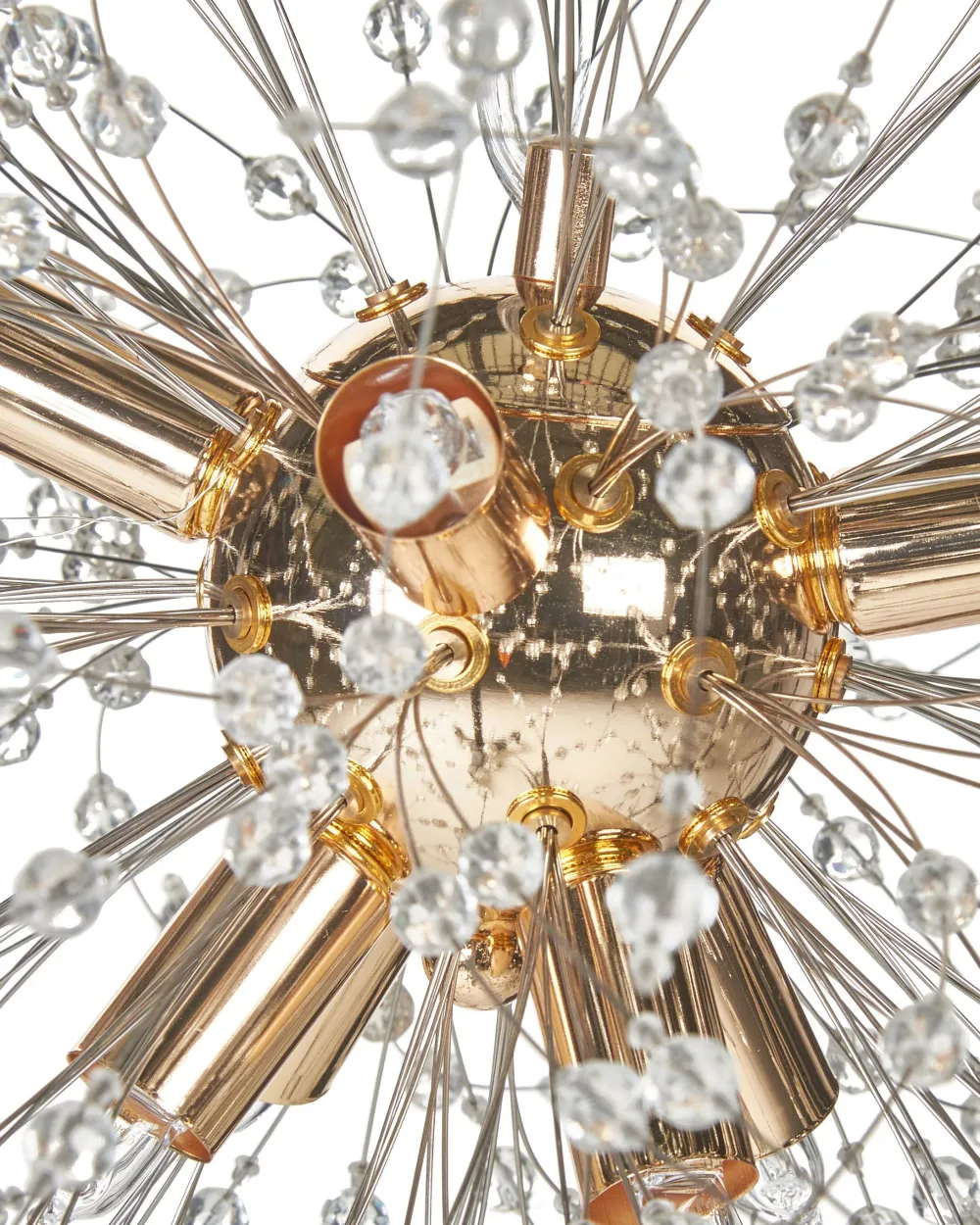 Cheap Beliani Riippuvalaisin 8 Polttimoa Rauta Kulta Torola