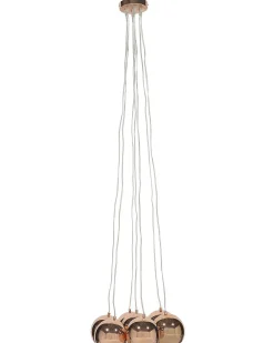 Cheap Beliani Riippuvalaisin 7 Polttimoa Metalli Kupari Olza