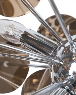 Cheap Beliani Riippuvalaisin 4 Polttimoa Ruostumaton Teras Kupari Zambezi