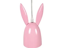 Best Beliani Riippuvalaisin 3 Polttimoa Rauta Vaaleanpunainen Rabbit