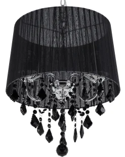 Clearance Beliani Riippuvalaisin 3 Polttimoa Musta Evans