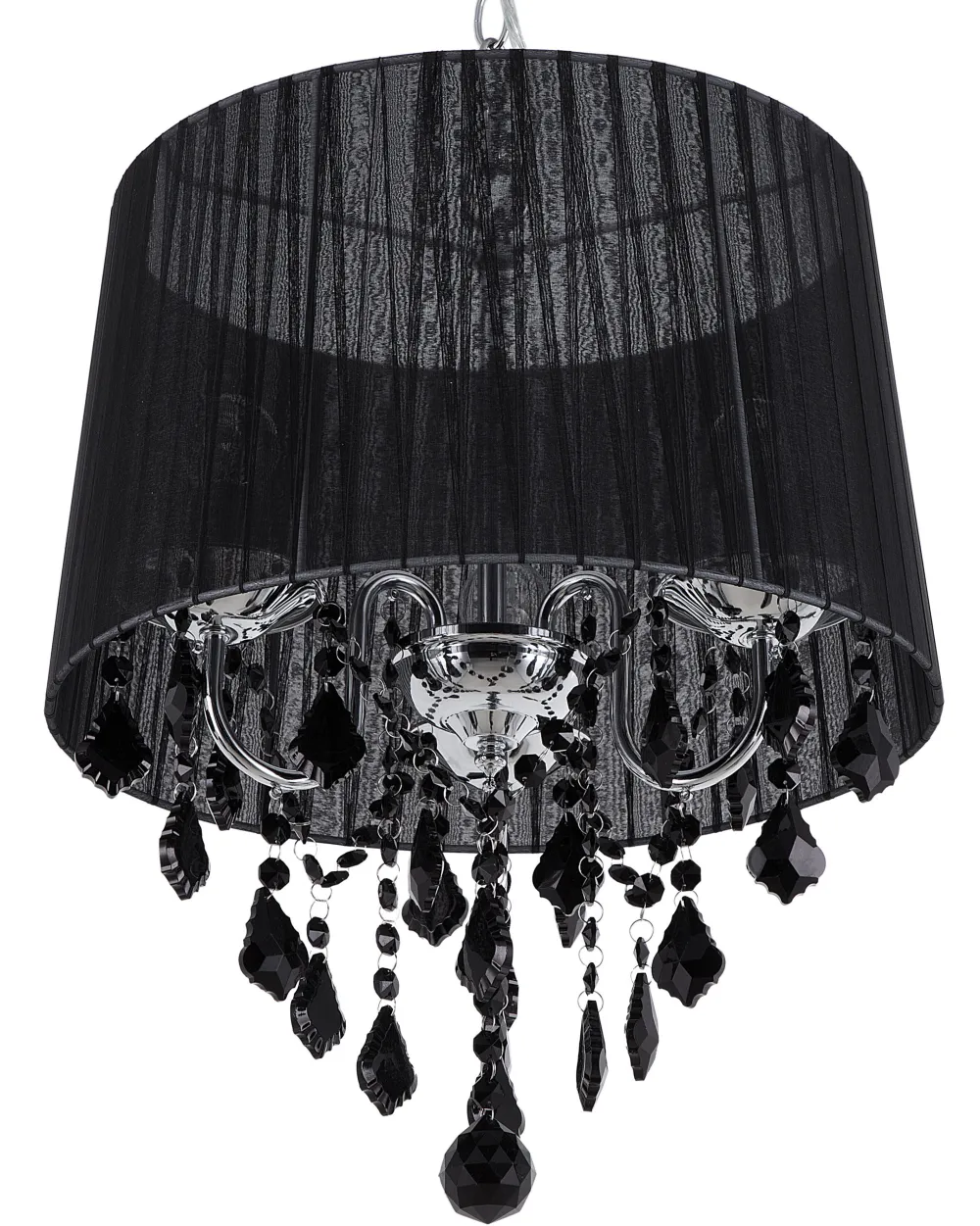 Clearance Beliani Riippuvalaisin 3 Polttimoa Musta Evans