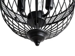 Discount Beliani Riippuvalaisin 3 Polttimoa Rauta Musta Harmen