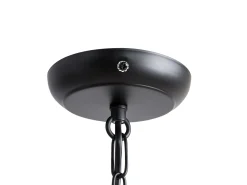 Discount Beliani Riippuvalaisin 3 Polttimoa Rauta Musta Harmen