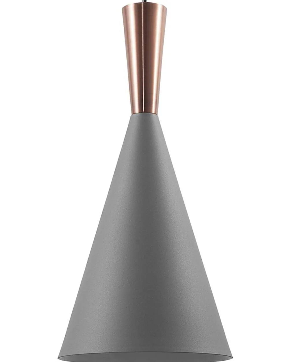 Online Beliani Riippuvalaisin Alumiini Harmaa/Kupari Tagus