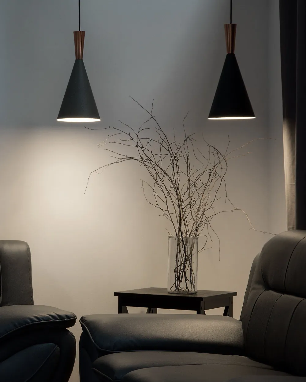 Online Beliani Riippuvalaisin Alumiini Harmaa/Kupari Tagus