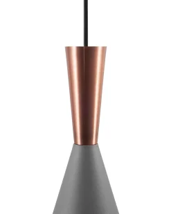 Online Beliani Riippuvalaisin Alumiini Harmaa/Kupari Tagus