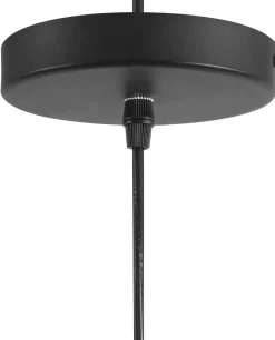 Shop Beliani Riippuvalaisin Alumiini Musta Neva