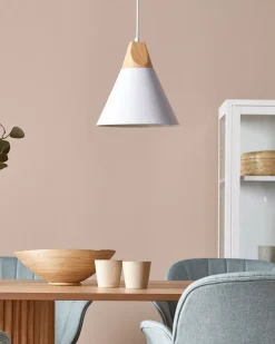 New Beliani Riippuvalaisin Alumiini Valkoinen Albano