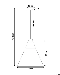 New Beliani Riippuvalaisin Alumiini Valkoinen Albano
