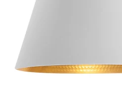 Valaisimet<Beliani Riippuvalaisin Alumiini Valkoinen Tagus