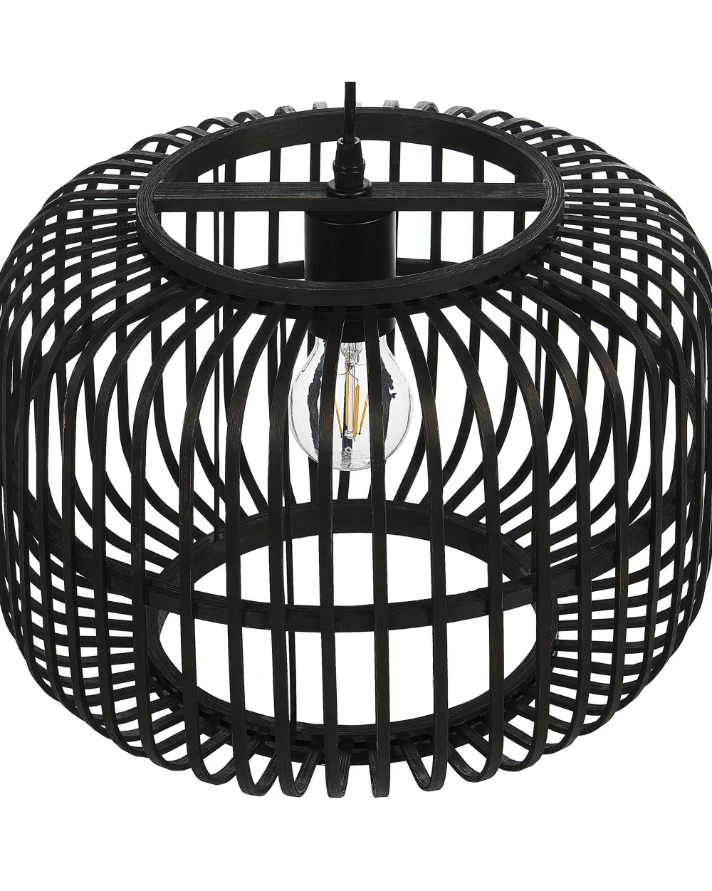 Sale Beliani Riippuvalaisin Bambu Musta Macheke