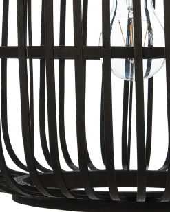 Sale Beliani Riippuvalaisin Bambu Musta Macheke