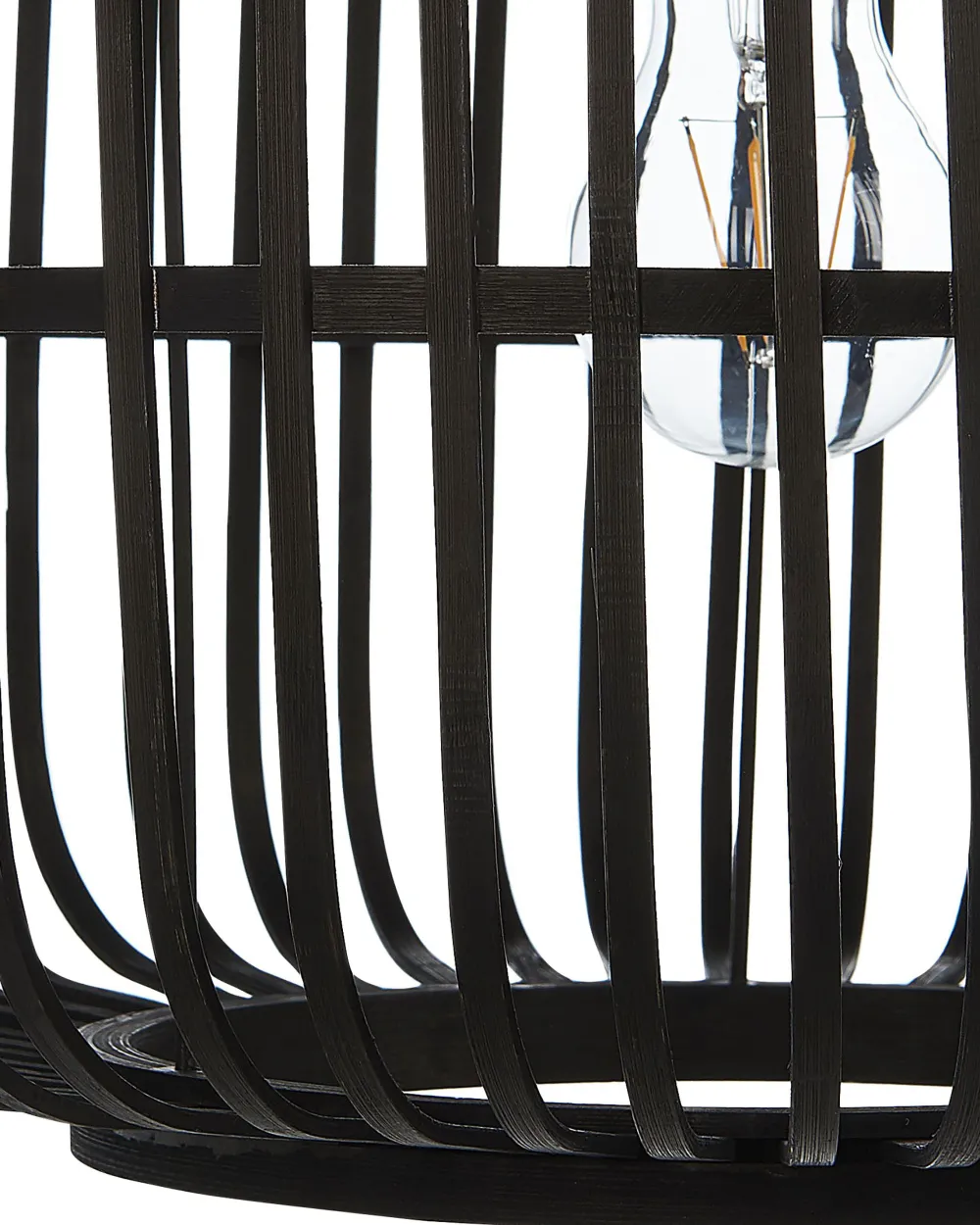 Sale Beliani Riippuvalaisin Bambu Musta Macheke