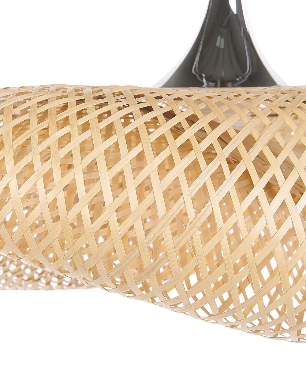 Valaisimet<Beliani Riippuvalaisin Bambu Pieni Vaalea Puu Boyne