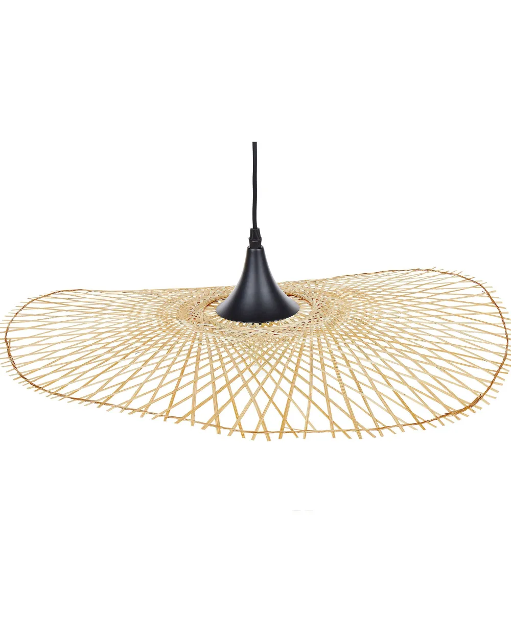 Sale Beliani Riippuvalaisin Bambu Pieni Vaalea Puu Floyd