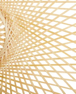 Sale Beliani Riippuvalaisin Bambu Pieni Vaalea Puu Floyd