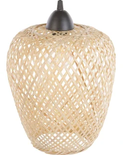 Sale Beliani Riippuvalaisin Bambu Vaalea Puu Bomu