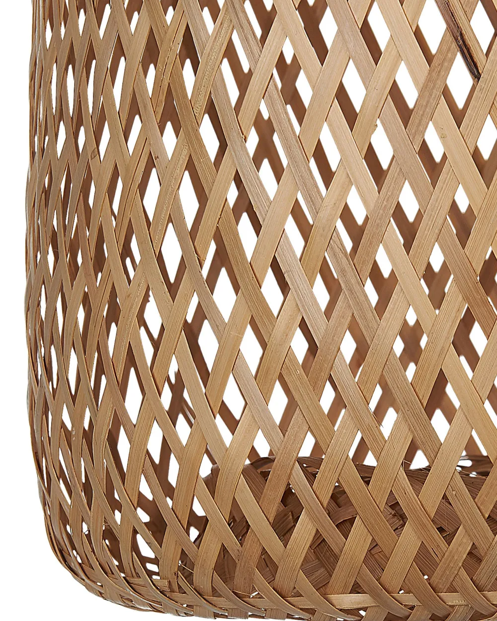 Hot Beliani Riippuvalaisin Bambu Vaalea Puu Lwela