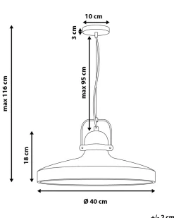 Best Beliani Riippuvalaisin Betoni Vaaleanharmaa Noatak