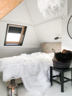 Cheap Beliani Riippuvalaisin Hoyhen Valkoinen Drava