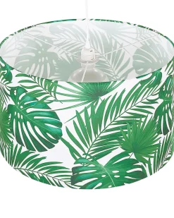 Lastenhuone<Beliani Riippuvalaisin Kangas Valkoinen/Vihrea Kells