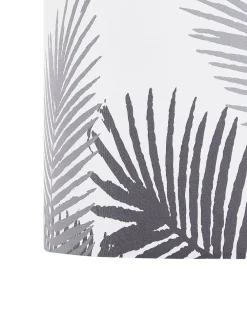 Valaisimet<Beliani Riippuvalaisin Kangas Valkoinen/Harmaa Ziller