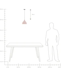Best Beliani Riippuvalaisin Kipsi Vaaleanpunainen Lambro