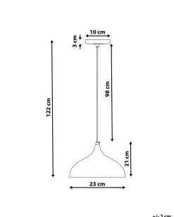 Best Beliani Riippuvalaisin Kipsi Vaaleanpunainen Lambro