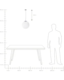 Cheap Beliani Riippuvalaisin Lasi Iso Valkoinen Barrow