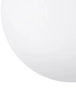 Cheap Beliani Riippuvalaisin Lasi Iso Valkoinen Barrow