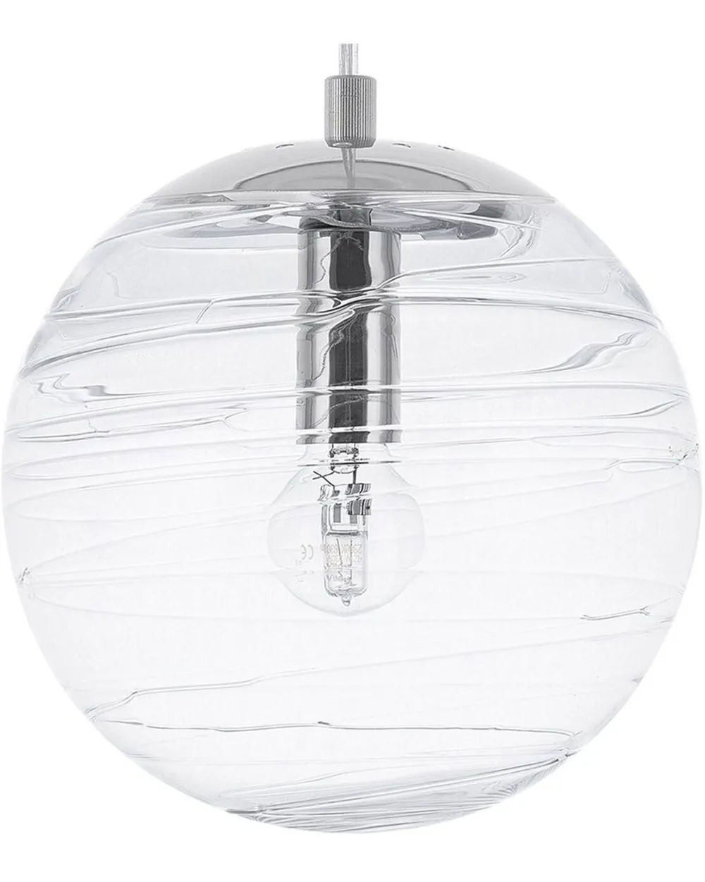 Valaisimet<Beliani Riippuvalaisin Lasi Kirkas Mirna
