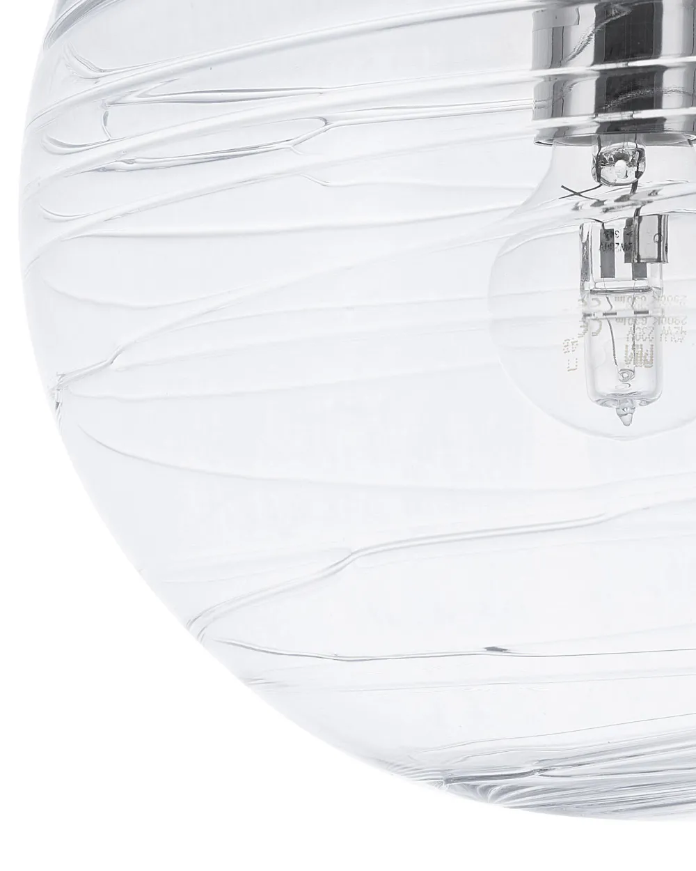 Valaisimet<Beliani Riippuvalaisin Lasi Kirkas Mirna