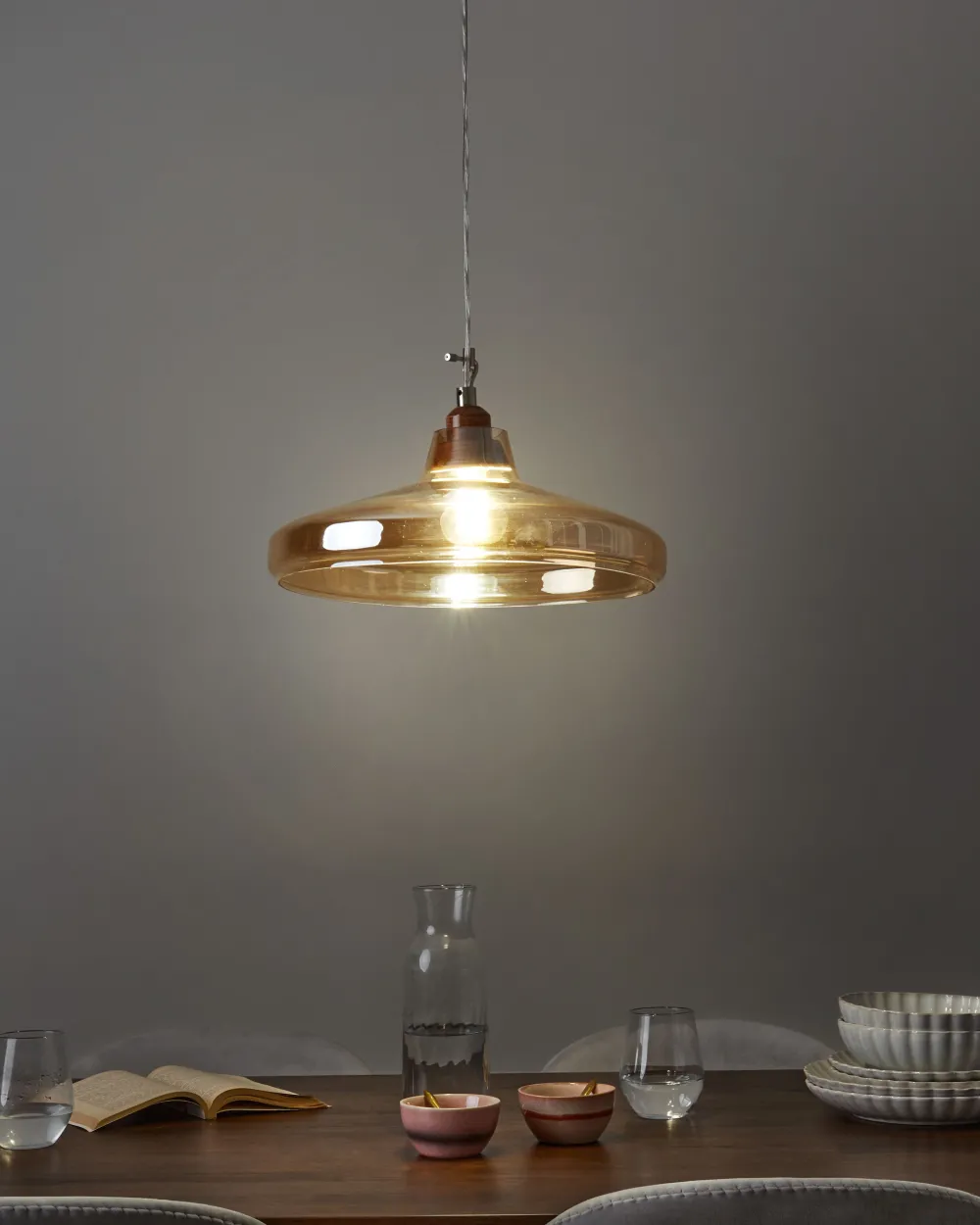 New Beliani Riippuvalaisin Lasi Kirkas Alikos