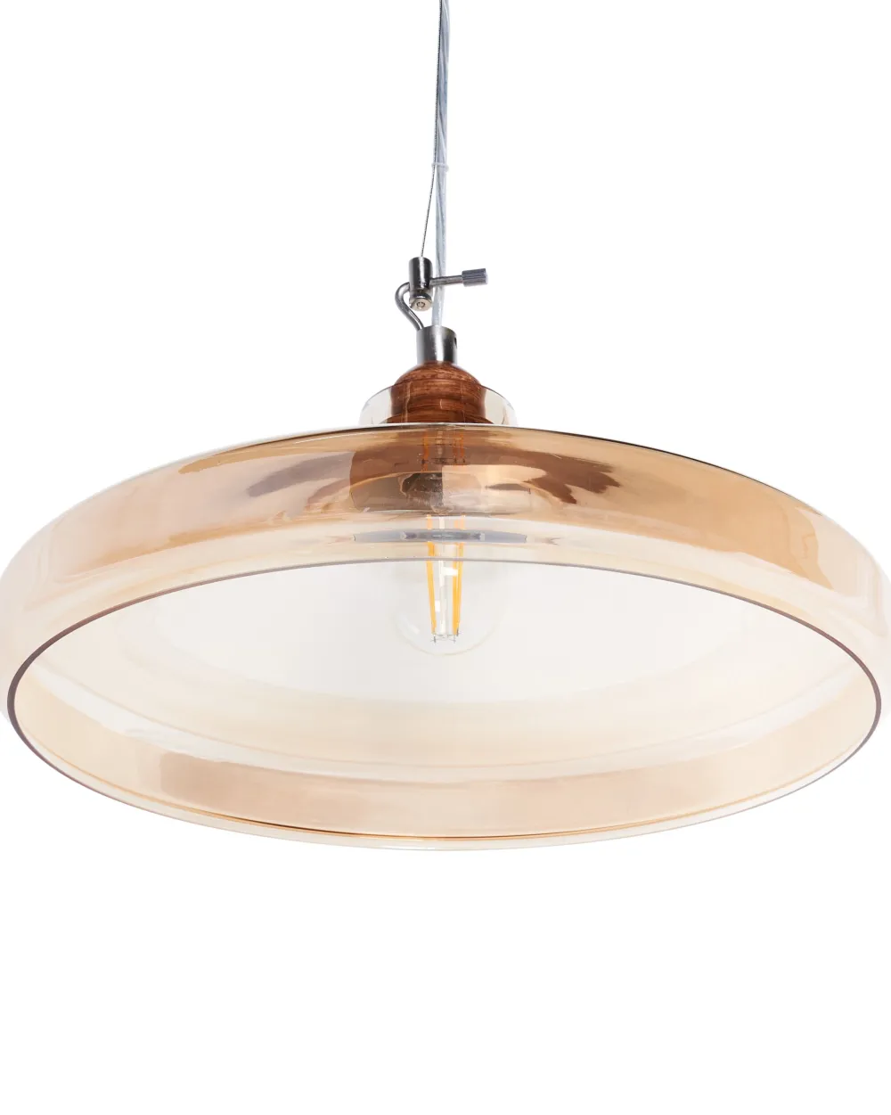 New Beliani Riippuvalaisin Lasi Kirkas Alikos