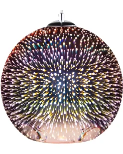 Valaisimet<Beliani Riippuvalaisin Lasi Kupari Sessera