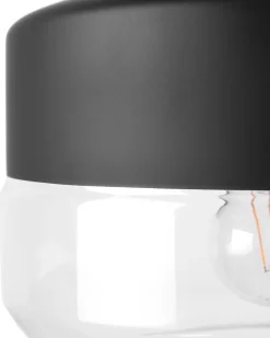 Valaisimet<Beliani Riippuvalaisin Lasi Musta Murray